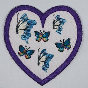 Butterfly iron on patch
